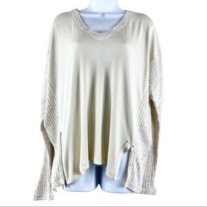 Heather x Bordeaux Sweater Knit Pullover